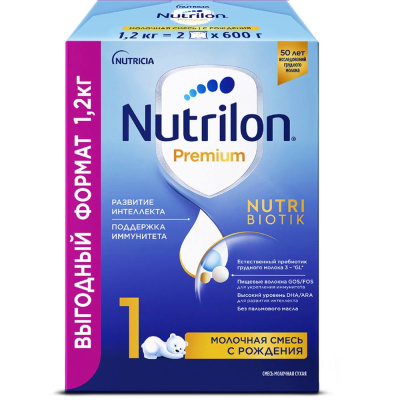 Молочная смесь Nutrilon Премиум 1 1200г 0 мес